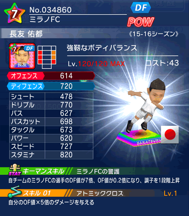 No.32028 長友佑都【15-16Mx】