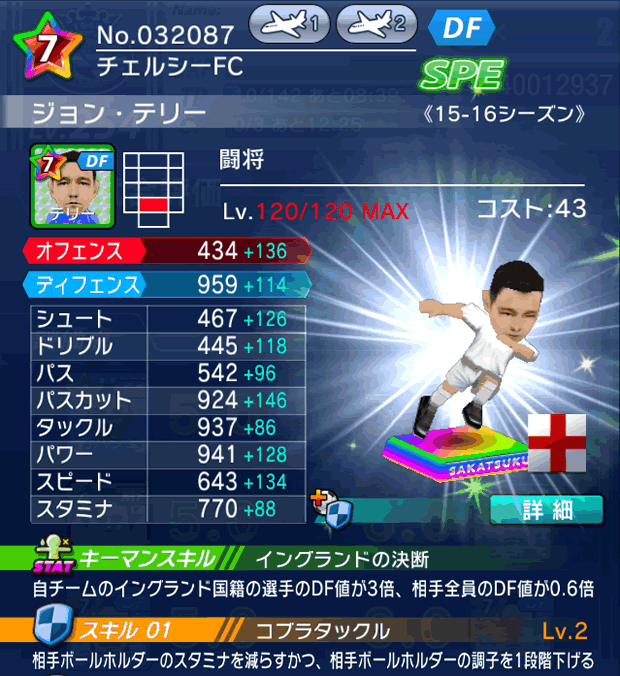 No.32087　ジョン・テリー【15-16Mx】