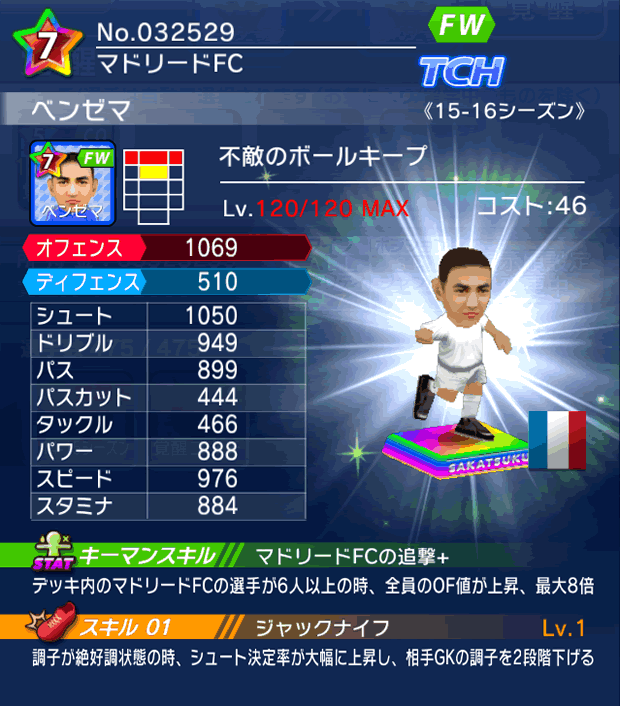 No.32529 ベンゼマ【15-16Mx】