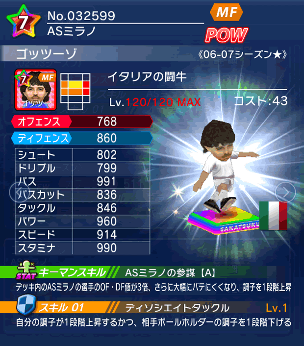 No.32599　ゴッツーゾ【06-07LL★】