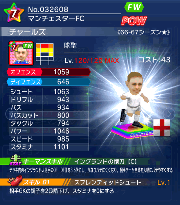 No.32608　チャールズ【66-67LL★】