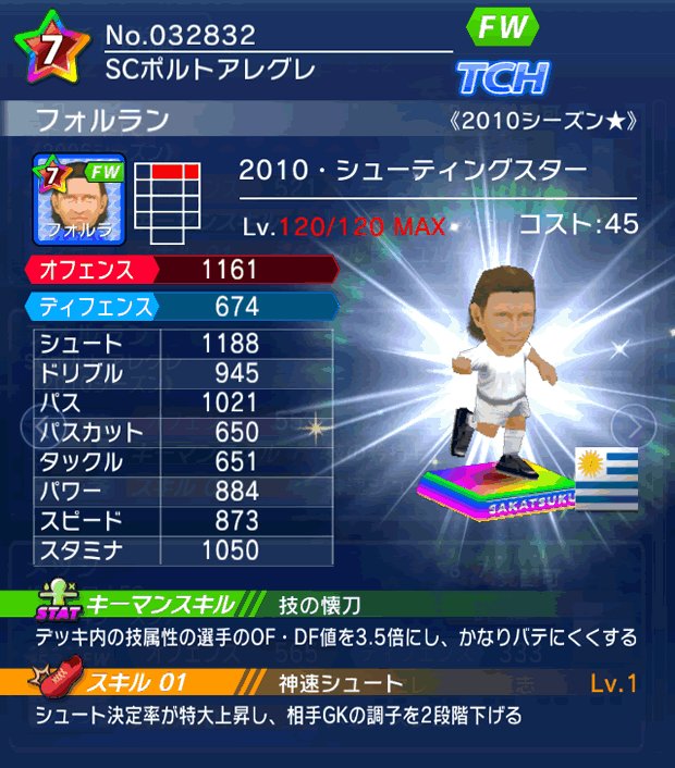 No.32832　フォルラン【2010MVP★】