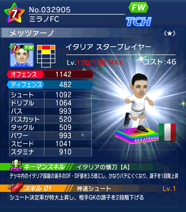 No.32905　メッツァーノ【IT・ST★】