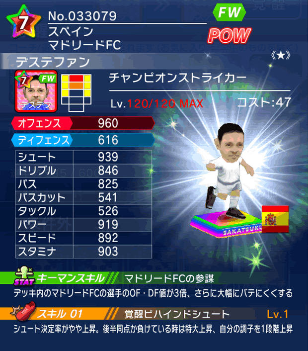 No.33079　デステファン【CPストライカー★】