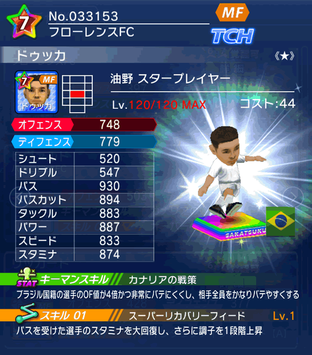 No.33153 ドゥッカ【油野・ST★】