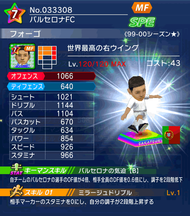 No.33308 フォーゴ【99-00LL★】