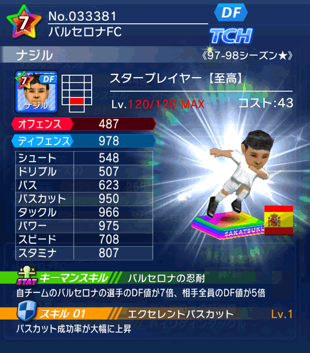 No.33381 ナジル【至高・ST★】