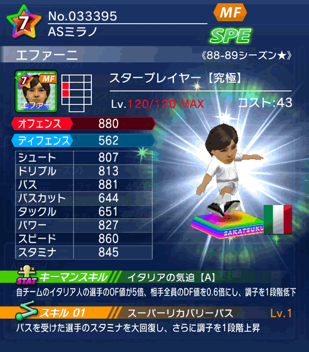 No.33395　エファーニ【究極・ST★】