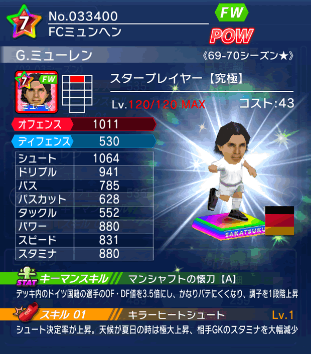 No.33400 G.ミューレン【究極・ST★】