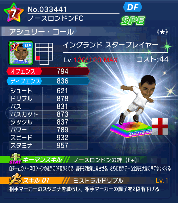 No.33441 アシュリー・コール【ENG・ST★】