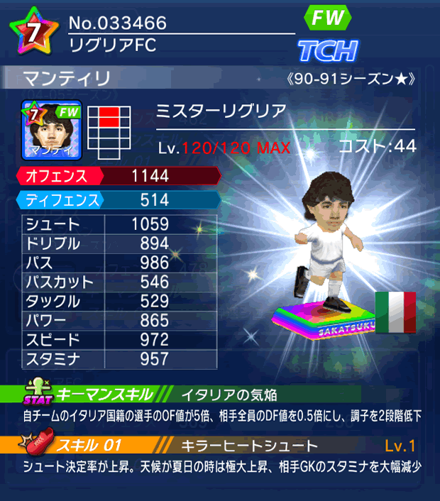 No.33466 マンティリ【90-91LL★】