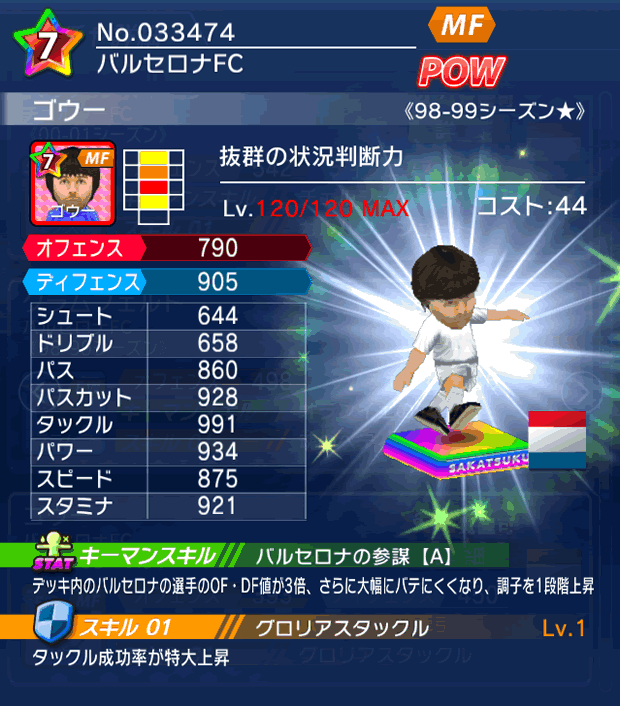 No.33474　ゴウー【98-99LL★】