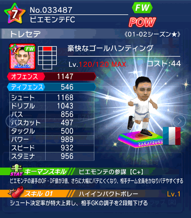 No.33487 トレセデ【01-02LL★】