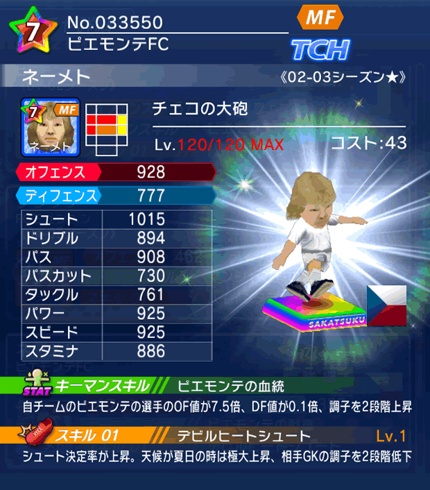 No.33550　ネーメト【02-03LL★】