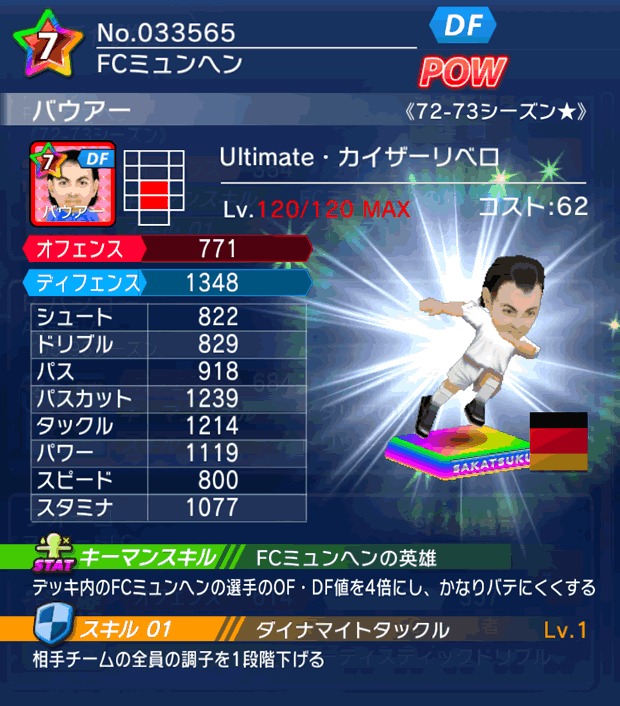 No.33565 バウアー【Ultimate★】