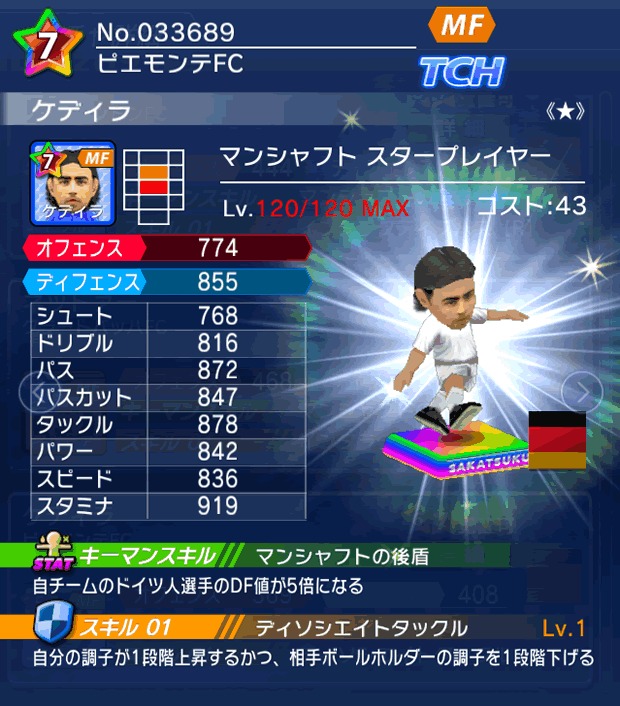 No.33689　ケディラ【DE・ST★】