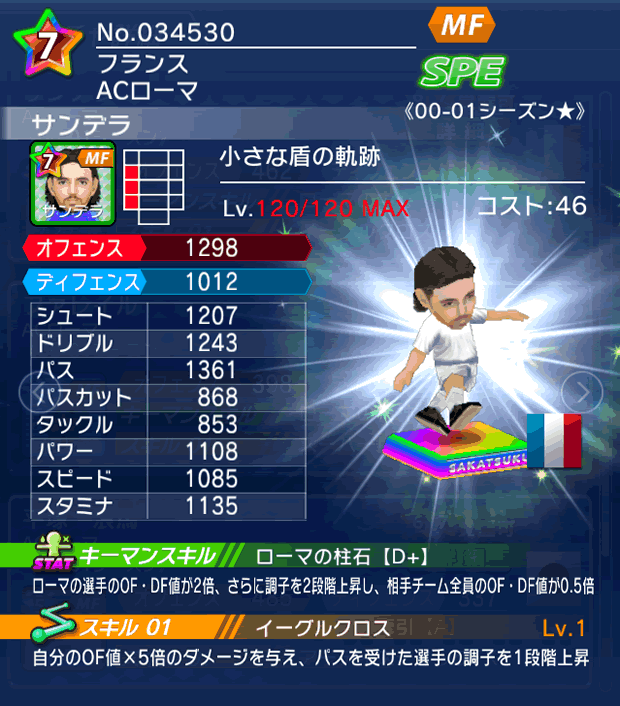 No.34530 サンデラ【00-01G★】