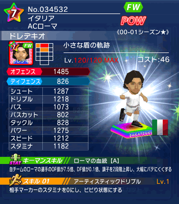 No.34532 ドレデキオ【00-01G★】