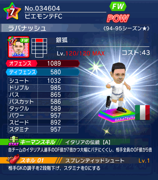 No.34604 ラバナッシュ【94-95LL★】