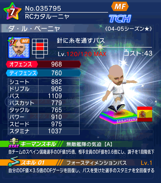 No.35795　ダ・ル・ペーニャ【04-05LL★】