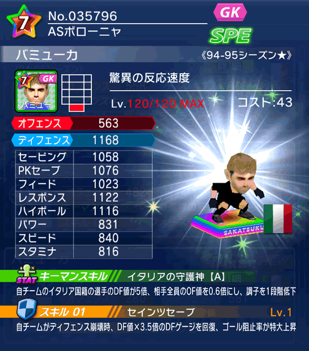 No.35796　バミューカ【94-95LL★】