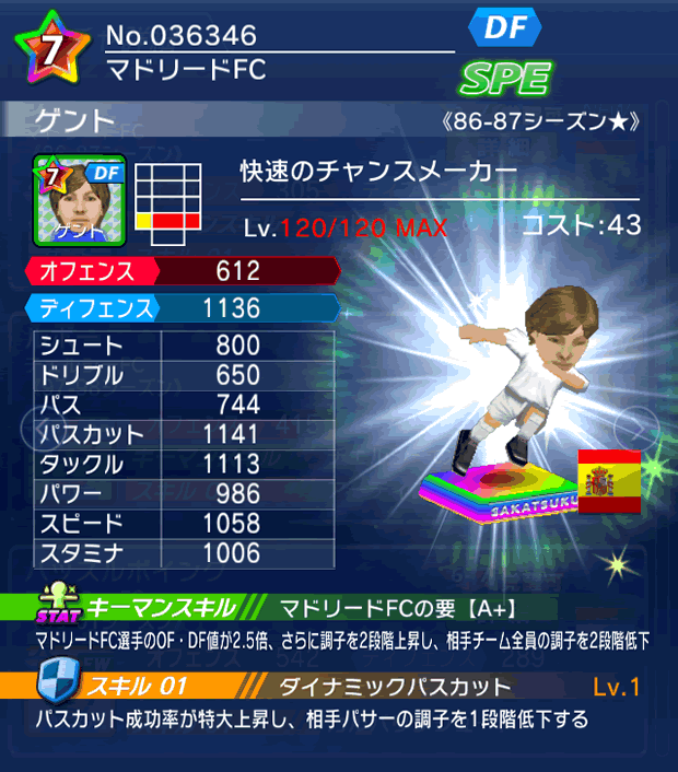 No.36346 ゲント【86-87LL★】