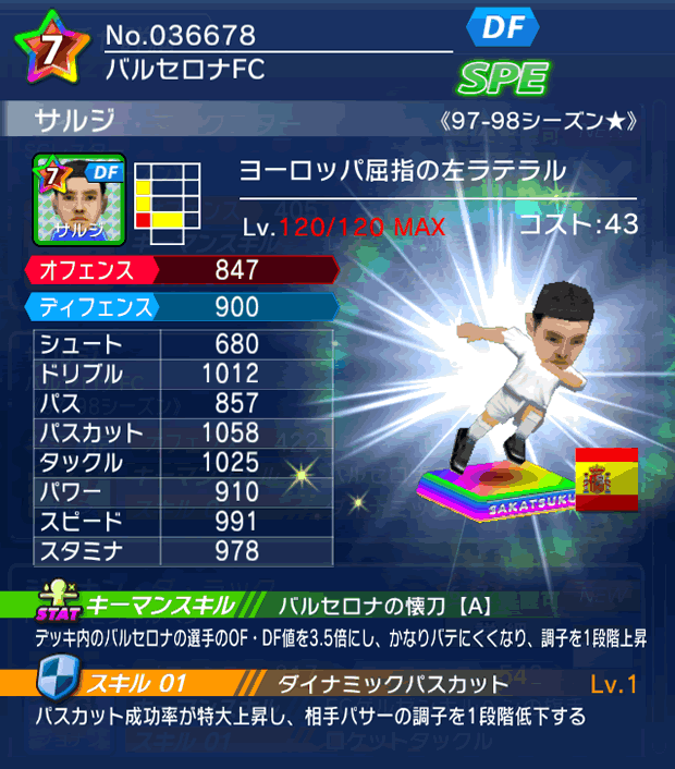 No.36678 サルジ【97-98LL★】