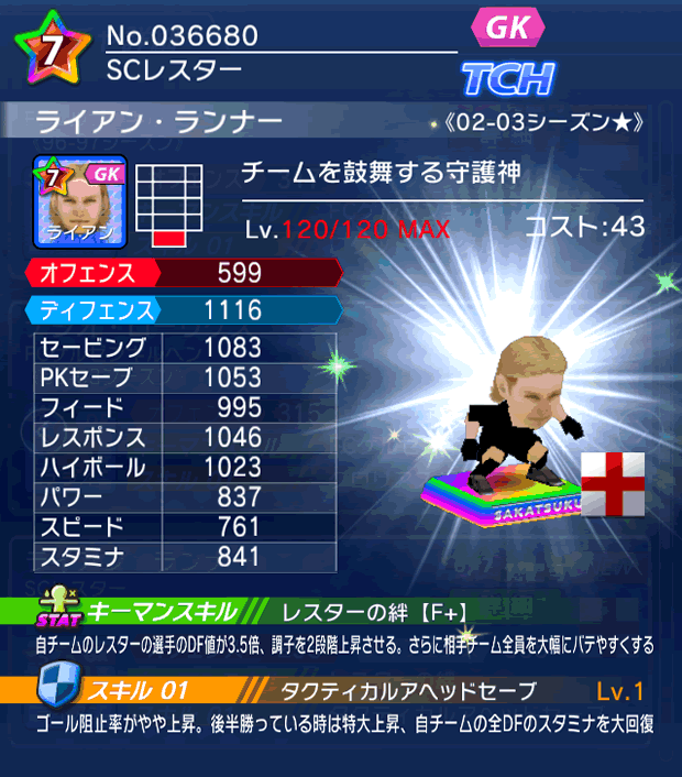 No.36680　ライアン・ランナー【02-03LL★】