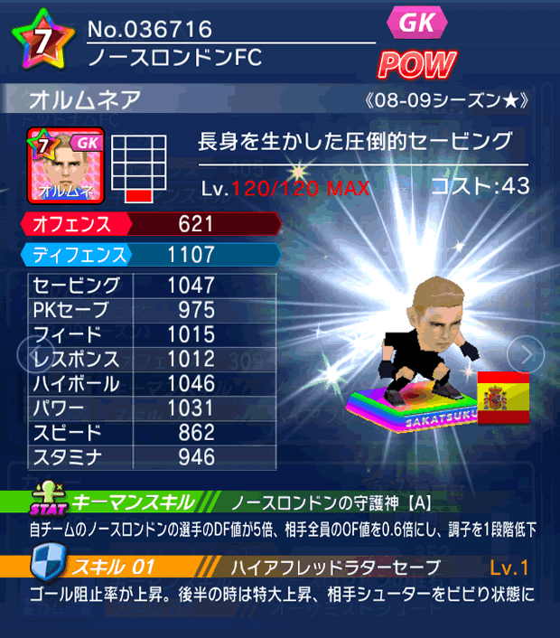 No.36716 オルムネア【08-09LL★】