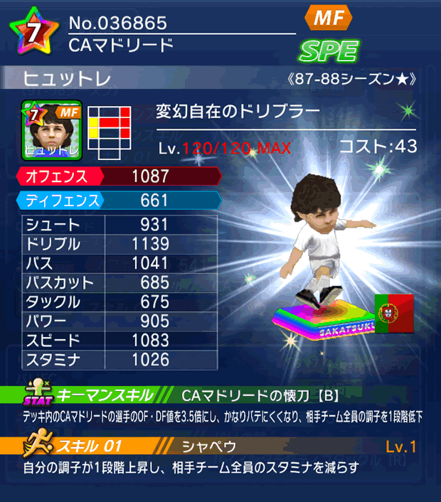 No.36865　ヒュットレ【87-88LL★】