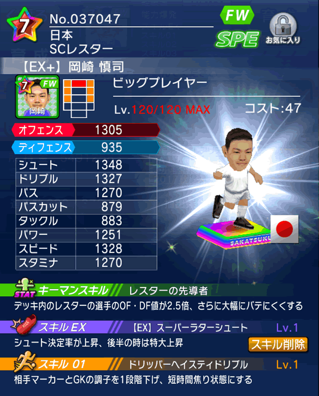 No.37047 岡崎慎司【BigEx】