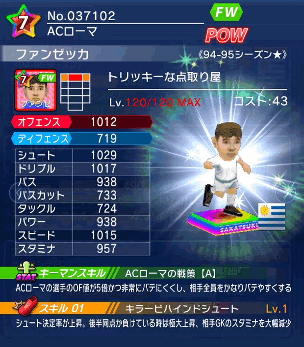 No.37102 ファンゼッカ【94-95LL★】