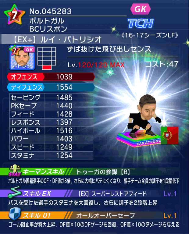 No.45283 ルイ・パトリシオ【16-17LFEx】