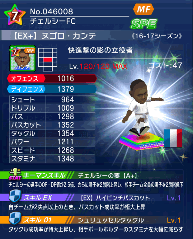 No.46008　ヌゴロ・カンテ【16-17Ex】