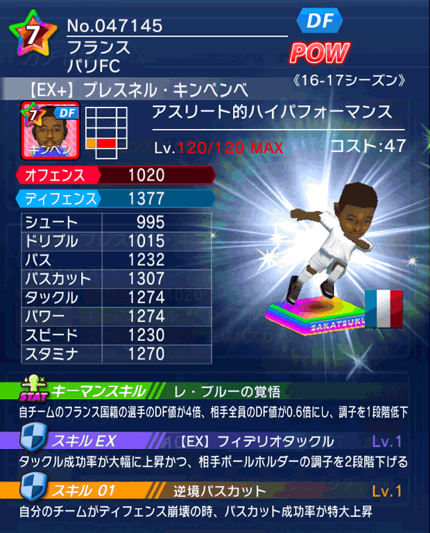 No.47145 プレスネル・キンペンベ【16-17Ex】