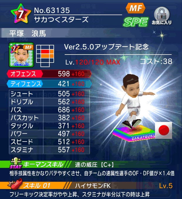 No.63135　平塚浪馬【Ver2.5.0】